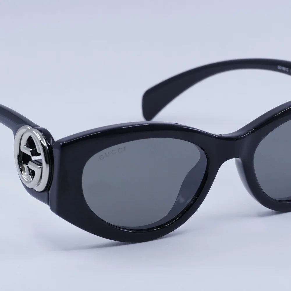 NWT Gucci GG1691S-001-54 Black 54mm Sunglasses